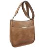 Tan Vegan Leather Concealed Carry Crossbody