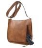 Tan Vegan Leather Concealed Carry Crossbody