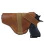 Tan Vegan Leather Concealed Carry Crossbody